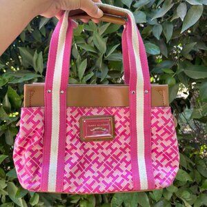 Y2K Tommy Hilfiger Pink Monogram Bag